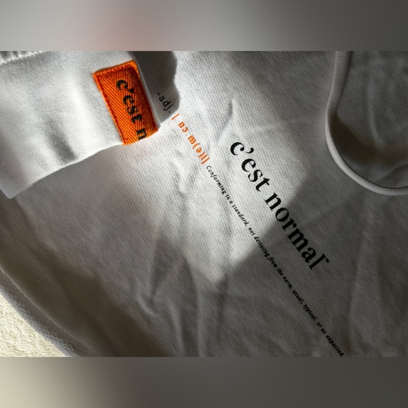 C’est Normal Cropped hoodie influencer brand - Picture 4 of 5